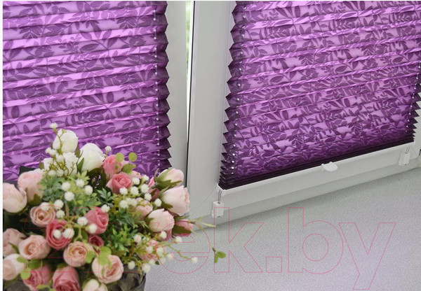 Изображение товара Штора-плиссе Delfa Самоа СПШ-334 (43x160, фиолетовый)