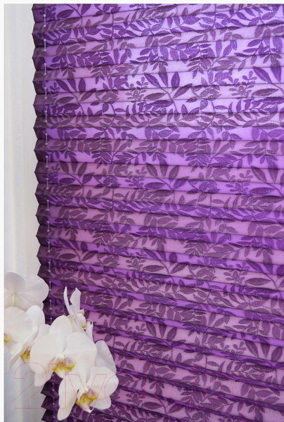 Изображение товара Штора-плиссе Delfa Самоа СПШ-334 (62x160, фиолетовый)