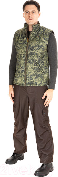 Изображение товара Жилет для охоты и рыбалки Huntsman Беркут Дюспо Grass (р-р 44-46/170)