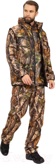 Изображение товара Костюм для охоты и рыбалки Huntsman Тайга-3 деми Alova Светлый лес (44-46/170)