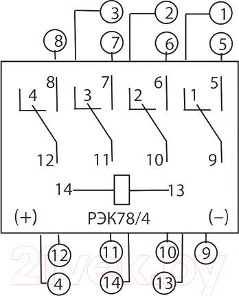 Изображение товара Реле промежуточное TDM SQ0701-0036