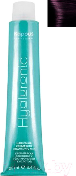 Изображение товара Крем-краска для волос Kapous Hyaluronic Acid с гиалуроновой кислотой 4.2 (коричневый фиолетовый)