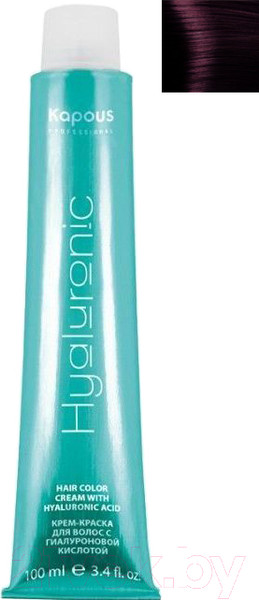 Изображение товара Крем-краска для волос Kapous Hyaluronic Acid с гиалуроновой кислотой 4.6 (коричневый красный)