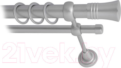 Изображение товара Карниз для штор Lm Decor Гиро 071 2р гладкий 25/16мм (сатин, 2м)