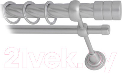 Изображение товара Карниз для штор Lm Decor Цилиндр 088 2р витой 25/16мм (сатин, 4м)