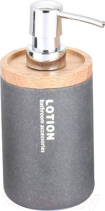 Изображение товара Дозатор для жидкого мыла Bisk Dakar 07779 (серый)