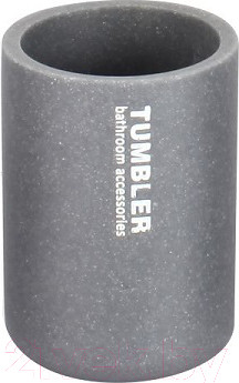 Изображение товара Стакан для зубной щетки и пасты Bisk Dakar 07780 (серый)