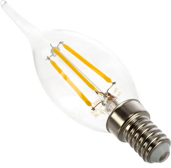 Изображение товара Лампа Gauss Filament Candle E14 5W 4100K / 104801205-D