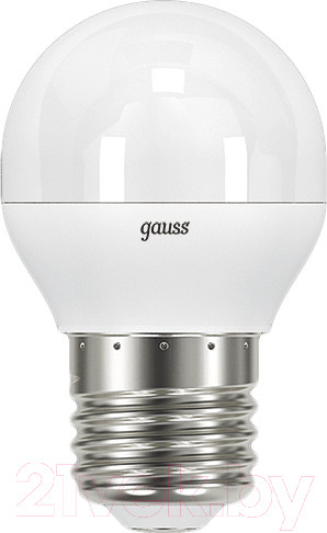 Изображение товара Лампа Gauss Шар 7W 550lm 4100K Е27 шаг. диммирование / 105102207-S