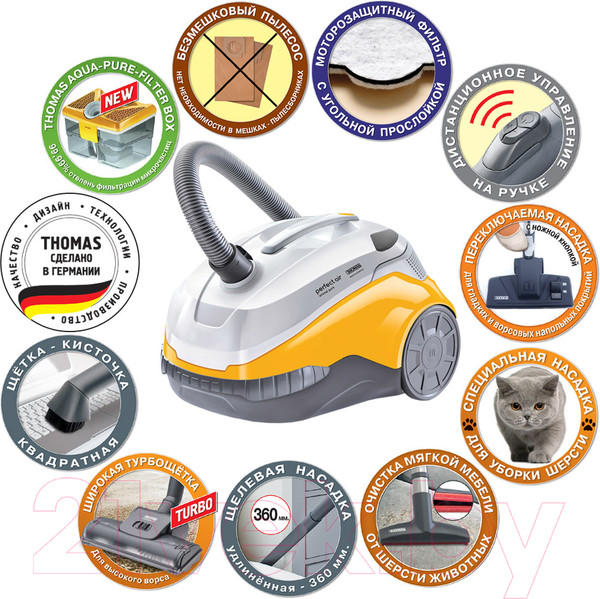 Изображение товара Пылесос Thomas Perfect Air Animal Pure (786527)