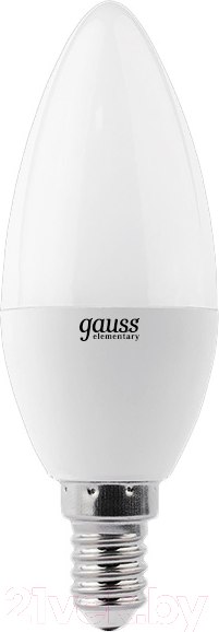 Изображение товара Лампа Gauss Elementary Candle E14 10W 4100K / 33120