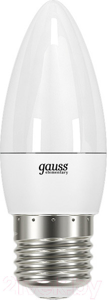 Изображение товара Лампа Gauss Elementary Candle E27 6W 2700K/3000K / 33216