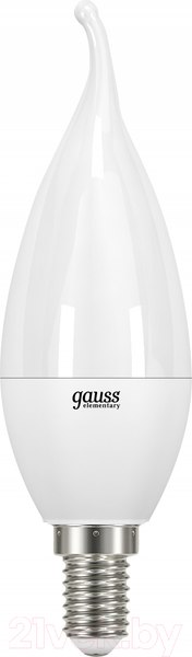 Изображение товара Лампа Gauss Elementary Candle E14 6W 2700K/3000K / 34116