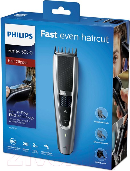 Изображение товара Машинка для стрижки волос Philips HC5630/15