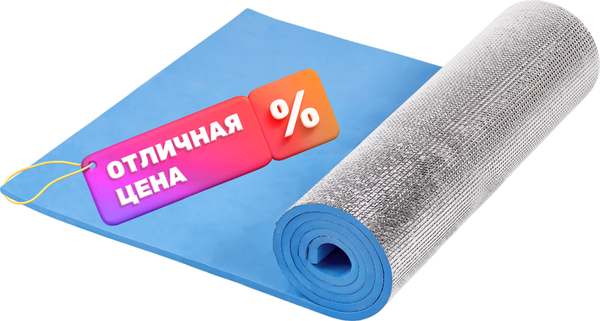 Туристический коврик Sundays Fitness IR97509A (голубой)