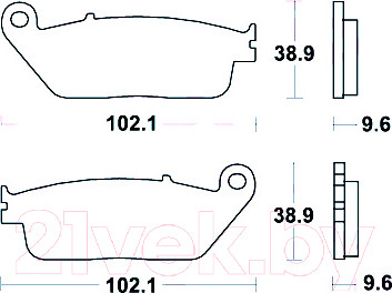 Изображение товара Тормозные колодки TRW MCB599