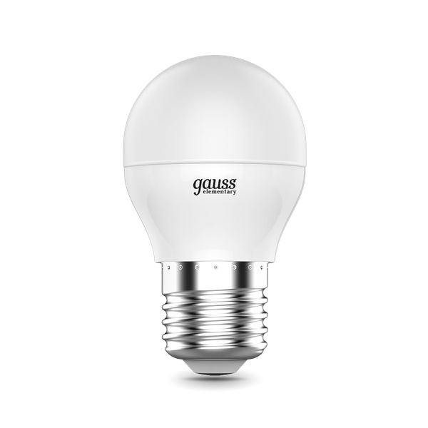 Изображение товара Лампа Gauss Elementary Globe E27 8W 2700К/3000K / 53218