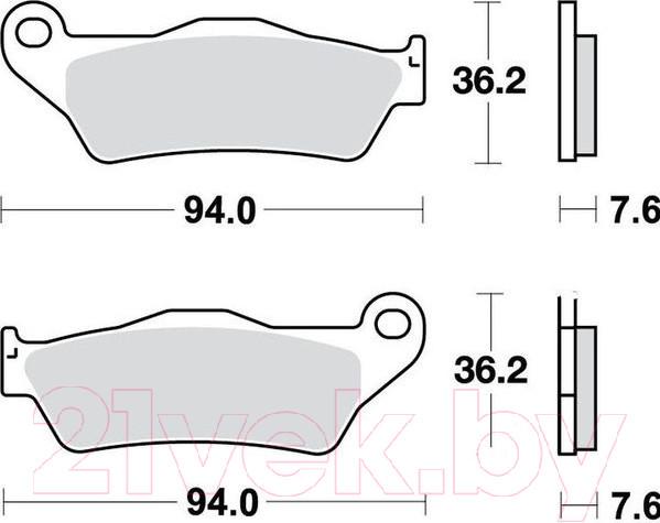 Изображение товара Тормозные колодки TRW MCB648RSI