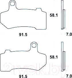 Изображение товара Тормозные колодки TRW MCB781SH