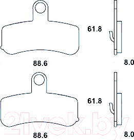 Изображение товара Тормозные колодки TRW MCB813SV