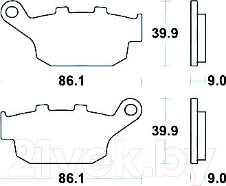 Изображение товара Тормозные колодки TRW MCB841