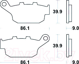 Изображение товара Тормозные колодки TRW MCB841SH