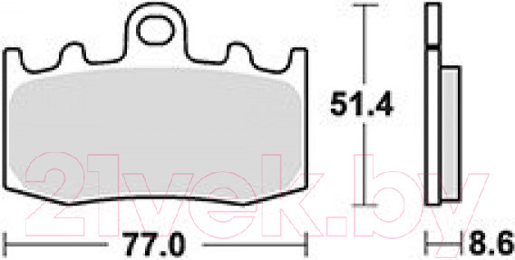 Изображение товара Тормозные колодки TRW MCB748