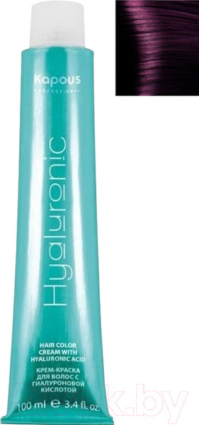 Изображение товара Крем-краска для волос Kapous Hyaluronic Acid с гиалуроновой кислотой 6.2 (темный блондин фиолетовый)