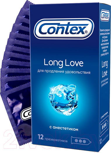 Изображение товара Презервативы Contex Long Love №12 с анестетиком