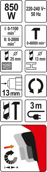 Изображение товара Дрель Yato YT-82037