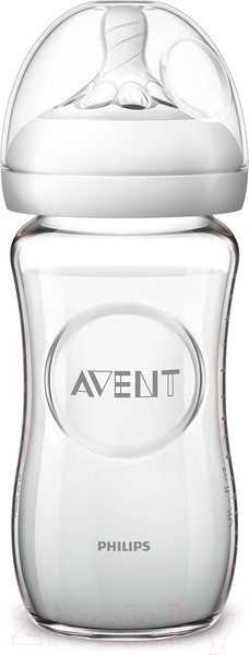Изображение товара Бутылочка для кормления Philips AVENT Natural Стекло / SCF053/17 (240мл)