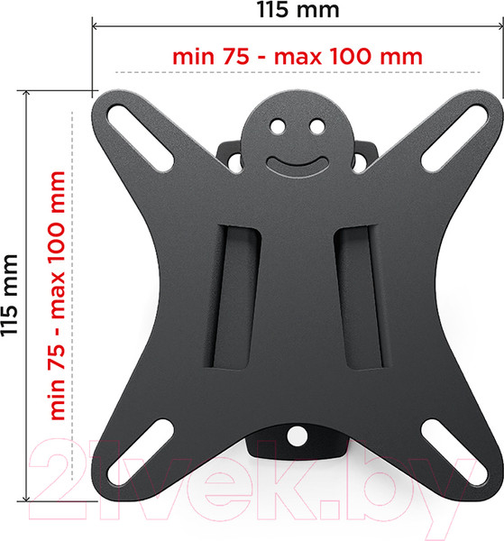 Изображение товара Кронштейн для телевизора Holder LCDS-5002 (металл)