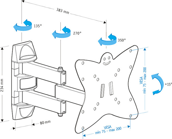 Изображение товара Кронштейн для телевизора Holder LCDS-5038