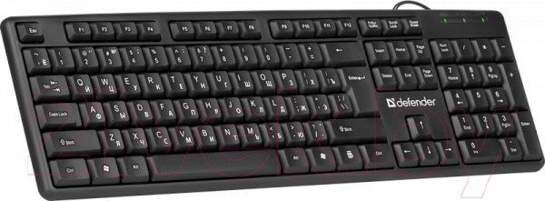 Изображение товара Клавиатура Defender Element HB-520 USB / 45522 (черный)