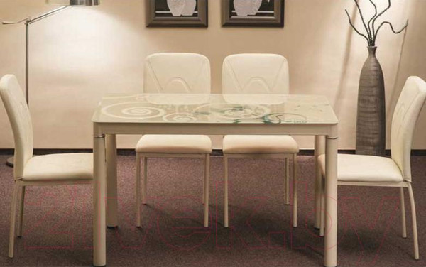 Изображение товара Обеденный стол Signal Damar 100x60 (крем)