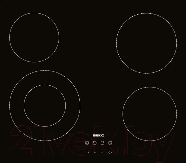 Изображение товара Электрическая варочная панель Beko HIC 64402 X