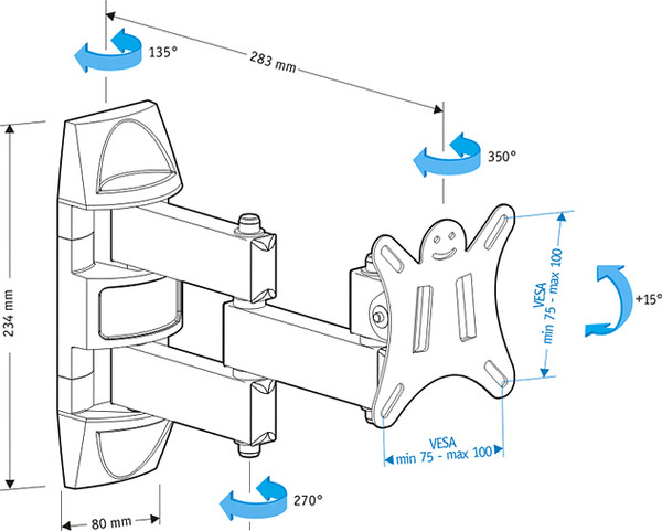Изображение товара Кронштейн для телевизора Holder LCDS-5039
