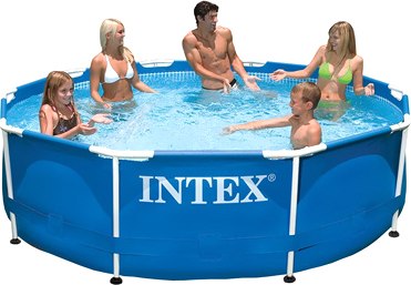 Изображение товара Каркасный бассейн Intex Metal Frame / 56997/28200 (305x76)