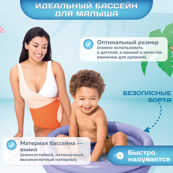 Изображение товара Надувной бассейн Intex 59409 (61x15)