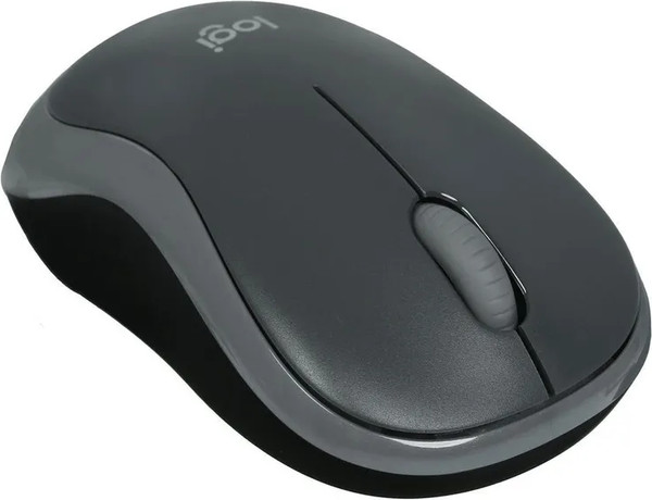 Изображение товара Мышь Logitech M185 (черный/серый)