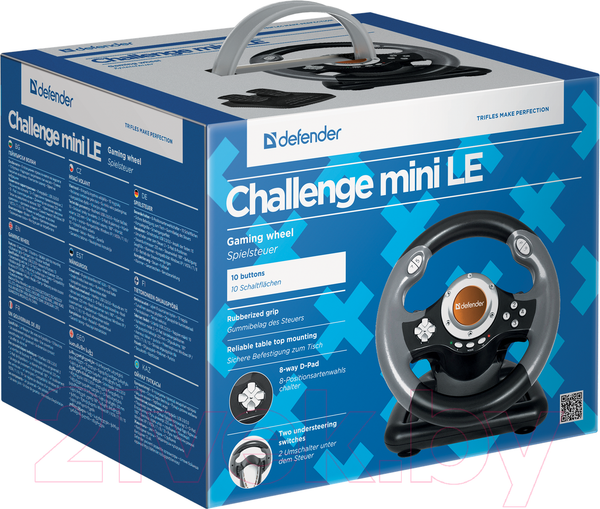 Изображение товара Игровой руль Defender Challenge Mini LE / 64351