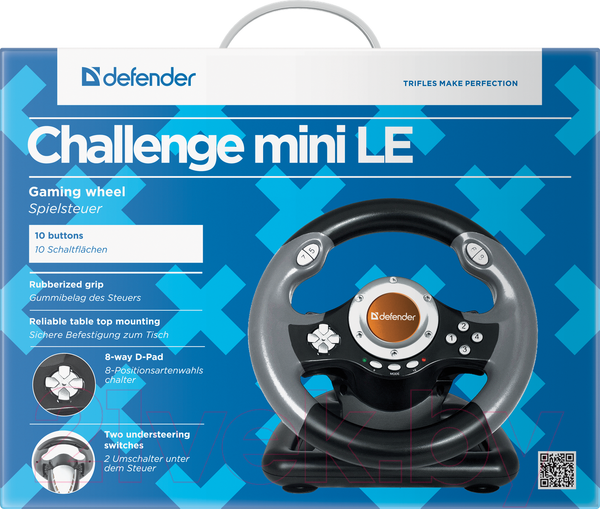 Изображение товара Игровой руль Defender Challenge Mini LE / 64351