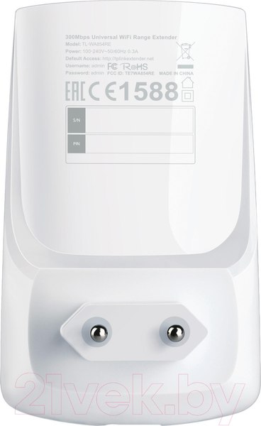 Изображение товара Усилитель беспроводного сигнала TP-Link TL-WA854RE