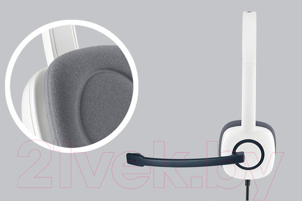 Изображение товара Наушники-гарнитура Logitech H150 / 981-000350 (белый)