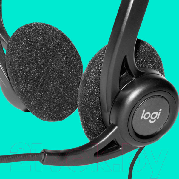 Изображение товара Наушники-гарнитура Logitech PC Headset 960 USB (981-000100)