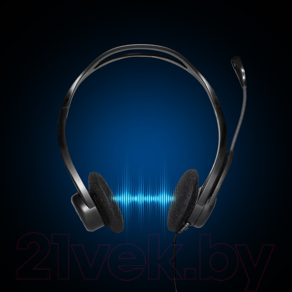 Изображение товара Наушники-гарнитура Logitech PC Headset 960 USB (981-000100)