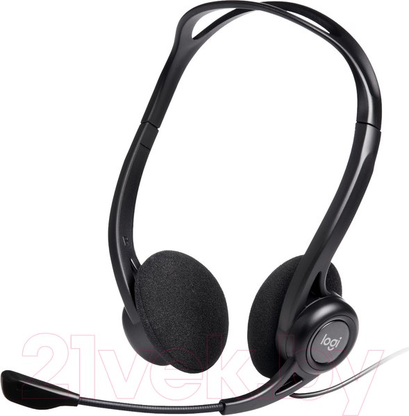 Изображение товара Наушники-гарнитура Logitech PC Headset 960 USB (981-000100)