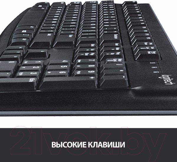 Изображение товара Комплект клавиатура и мышь Logitech MK120 (черный)