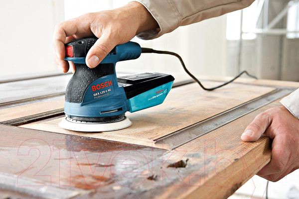 Изображение товара Профессиональная эксцентриковая шлифмашина Bosch GEX 125-1 AE Professional (0.601.387.500)