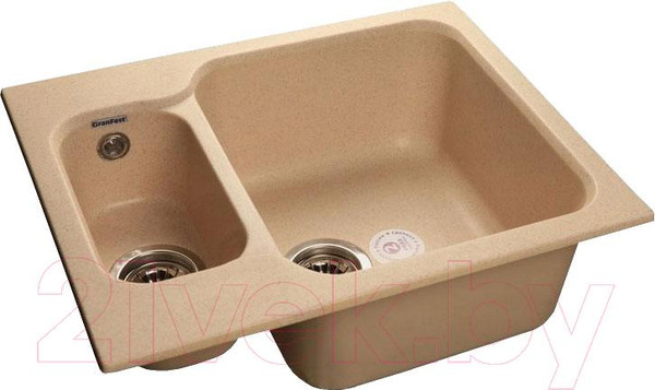 Изображение товара Мойка кухонная GranFest Standart GF-S615K (бежевый)